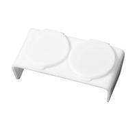 BELLIFFY Double Cup Nail Art Bowl Lid Dual Compartment Soaking Dish for Nail Gel and Liquid Storage Elegant Design for Manicure and Salon Use Prevents Evaporation