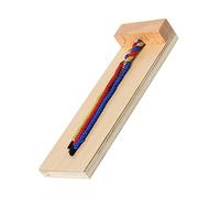 BELLIFFY Early Educational Wooden Toys Hair Braiding Tool for Boys and Girls Learning to Braid