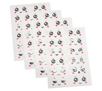 BELLIFFY Easter Bunny 10 Pack Self-Adhesive Stickers with Expressive Faces Eyes for Tree Crafting