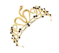 BELLIFFY Egyptian Snake Crown Jewelry for Bride Wedding Tiara Headband Costume Headpiece Vintage Style for Girls Birthday Parties and Halloween Costumes
