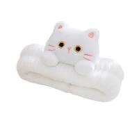 BELLIFFY Elastic Cartoon Cat Face Cleaning Headband for Women Cute Spa Hair Band for Washing Face and Daily Skincare Routine Comfortable and Stylish Makeup Headband