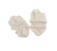 BELLIFFY Elastic Open Toe Ballet Dance Shoes Soft Sole Stretch Slip-On Socks for Women Size L Nude Color Gymnastics Yoga Latin Practice