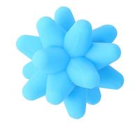 BELLIFFY Elastic Silicone Fitness Massage Ball for Muscle Relaxation and Reaction Training Thick Non-Burst Yoga Exercise Ball for Full Body Tension Relief and Deep Tissue Therapy Blue