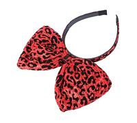 BELLIFFY Exquisite Bowknot Leopard Headband Comfortable Party Head Decoration Halloween Cosplay Hair Accessory