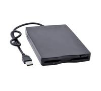 BELLIFFY External Floppy Disk Drive Portable Lightweight Plastic External Drive 3.5 Inch USB 2.0 with Error-correcting Ability for Convenient Carrying and Laptop Use