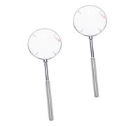 BELLIFFY Eyeglass Supply Tool Optical Glass and Zinc Alloy Optometry Tools Optical Made of Cross Cylinder Lenses 2pcs Portable, Multi-function for Professional Eye Examination