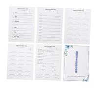 BELLIFFY Eyelash Grafting Practice for Beginners Lash Training Exercise Book Lash Mapping Guide
