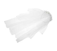 BELLIFFY Flower Girl Pearl Veil Headband for Kids Ivory Floral Hair Accessory 1 Piece for Parties and Weddings