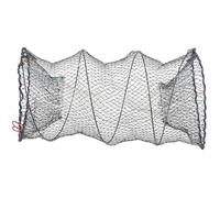 BELLIFFY Foldable Bait Cast Fishing Trap Net Large Mesh Shrimp Crab Crayfish Cage Portable for Freshwater and Saltwater Anglers