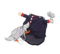 BELLIFFY Funny Small Dog Costume Outfit with Hat Standing Design Pet Clothes for Carnival Party Decorative Dog Clothing Size S