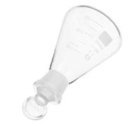 BELLIFFY Glass Erlenmeyer Flask with Stopper Chemistry Laboratory Glassware High Temperature Resistant Sealed Flask for Educational Science Experiments