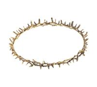 BELLIFFY Golden Thorn Party Crown for Women, Prom King and Birthday Goddess Headpiece, Renaissance Fair and Cosplay Accessory