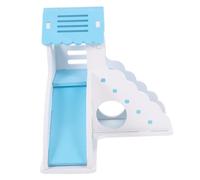 BELLIFFY Hamster Habitat with Slide and Ladder Small Pet Castle Hideout for Gerbils Mice Rabbits Bunny Playground Safe Nesting Shelter