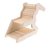 BELLIFFY Hamster Toys Boredom Breaker Wooden Hiding Nest Ladder Creative Hideout for Small Animals
