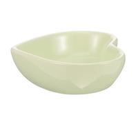 BELLIFFY Heart Shape Ceramic Hamster Bowl Chinchilla Food and Water Dish Compact Easy to Clean for Pets Love Heart Design