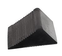 BELLIFFY Heavy-Duty Rubber Wheel Chock Non-Slip Rubber Bottom Compact Size Parking Safety Car Motorcycle Travel Tyre Saver Stoppers