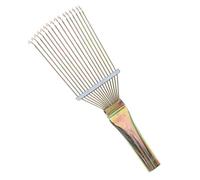 BELLIFFY Horse Grooming Rake Brush Metal Cattle Hair Remover Cattle Sheep Efficient Grooming Tool for Mud Sweat Dirt Removal Easy to Clean Pet Hair Brush