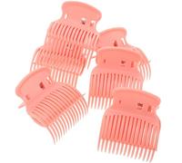 BELLIFFY Hot Roller Hair Clips Hair Curling 12pcs Heat Insulation Plastic Claw Clips Time-saving Use for Suitable for Professional Salons and Home Styling