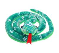 BELLIFFY Interactive Rattling Snake Toy for Cats Plush Catnip Snake for Indoor Play