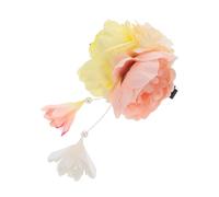 BELLIFFY Japanese Flower Hair Clip with Tassels Traditional Kimono Hairpin for Women Elegant Floral Hair Accessories for Yukata Lightweight Design Inspired by Japanese Culture