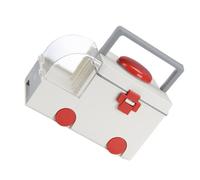 BELLIFFY Large Capacity Medical Container with Ergonomic Handle Household Medicine Storage Case Organizer Box for Family Use Practical Plastic Medical Box for Home and Outdoor Storage