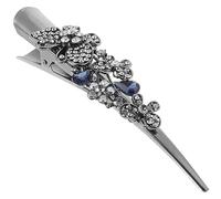 BELLIFFY Large Hair Clip Hair Clips Fashion Rhinestone Hairpin Metal Hairpins for Women