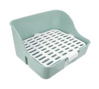 BELLIFFY Large Litter Box Trainer Splashproof Potty Pan for Guinea Pigs Dwarf and Ferrets Toilet for Clean Cozy Environment