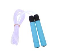 BELLIFFY Luminous Jump Rope Blue Fiber Optic Skipping Cord for Men Women Students Night Light Glowing Fitness Jumping Rope for Speed Training and Fat Burning Lightweight Portable Exercise