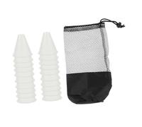 BELLIFFY Luminous Training Cones for Skating Windproof Roller-skating Marker Cones with Carry Bag Lightweight Sport Obstacle Markers for Indoor Outdoor Practice Night Visibility