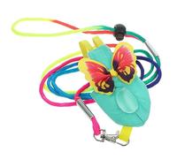 BELLIFFY M Size Parrot Flight Suit Leash Breathable Bird Diaper Harness for Parakeets and Cockatiels Adjustable Bird Clothes