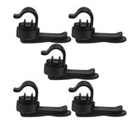 BELLIFFY Magnetic Hydration Tube Clip with Secure Locking Technology 5pcs and Singlehanded Operation, Abs and Magnet Material for Water Bladder Hose for Cycling and Outdoor Activities