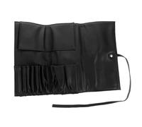 BELLIFFY Makeup Brush Case Rolling Storage Bag Travel Cosmetic Bag Organiser for Makeup Tools Brush Holder for Travel Black