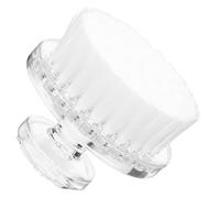 BELLIFFY Manual Face Washing Brush for Cleansing and Exfoliating Soft Bristle Facial Scrubber White Suitable for Skin Types