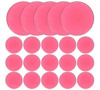 BELLIFFY math counting chips 100pcs 19mm semi-transparent red acrylic game tokens for bingo games score tracking classroom counting activities
