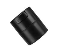 BELLIFFY Matte Black Eyelash Storage Jar Sealed Press-Type Lash Extension Container Large Capacity Portable for Travel and Home Use