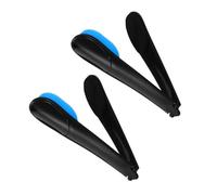 BELLIFFY Medicine Applicator for Back, 2pcs Foldable Sponge Head with Plastic Handle, Comfortable Application for Cream, for Seniors and Elderly Use at the Beach
