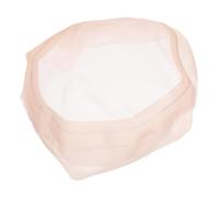 BELLIFFY Men's Hair Replacement Pu Base Net Cap 16x18cm, Crochet Wig Cap for Bald Spot Coverage, Lightweight Breathable Dome Mesh Hair Net for Men