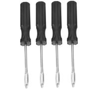 BELLIFFY Metal Tyre Puncture Plug Fix Tool with T-Handle 4pcs for Quick Repair and Emergencies on Road, Suitable for Motorcycle, ATV, Car Tire Repair