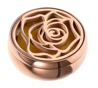 BELLIFFY Mini Fragrance Diffuser Buckle Clip with Cotton Pads Portable Lightweight Aromatherapy Ornament for Masks Comfortable Breathable Design Rose Gold