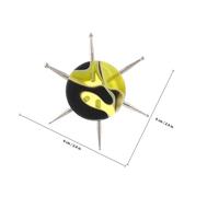 BELLIFFY Multi-functional Acrylic Nail Art Pen and Pottery Clay Sculpting Tool Black Yellow Dotting Pen for Diamond Art Manicure Craft Making Suitable for Beginners and Artists