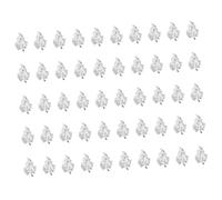 BELLIFFY Nail Jewelry Decoration 100pcs Metal Leaf Charms Manicure Leaf Charm Diy Nail Art Accessories for Professional Manicure