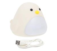 BELLIFFY Night Light Alarm Clock with Timer, Mute Alarm, White