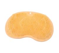 BELLIFFY Non-Skid Foot Cleansing Pad with Suction Cups for Shower and Bathroom Foot Scrubber Massager Back Pad for Exfoliation and Improved Circulation Safe Anti-Slip Bath Mat Random Color
