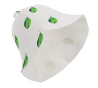 BELLIFFY Non-woven Sauna Hat for Men and Women Thermal Print Design Material Lightweight Shower Cap for Steam Room and Russian Sauna Light Green