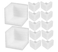 BELLIFFY Packaging Corner Protectors 1.97X1.97X1.77In Lightweight Reusable Foam Edge Guards for Shipping Boxes Furniture Frames Art Galleries 12 Pack