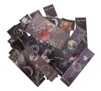 BELLIFFY Paper Bookmarks Book Page Flags 60pcs Space Theme for Students, DIY Paper Labels with Planet Design, Beautiful and Practical Sheets for School and Office Use