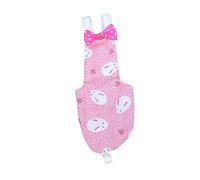 BELLIFFY Parrot Flight Suit Bird Diaper for Pigeons Parrots Easy to Clean Lightweight Soft Cute Print Bird Clothes Supplies