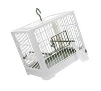BELLIFFY Parrot Travel Carrier Cage for Small Birds Portable Bird Cage Ventilation Removable Tray