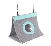 BELLIFFY Parrot Triangle Tent Hammock Breathable Bird Bed for Pets for Parakeets Cockatoos Macaws Lovebirds and Finches Comfortable Hanging Hut for Sleeping and Resting