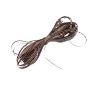 BELLIFFY PE Rattan Weaving Material Wide Double-Sided Embossed Coffee Color for DIY Wicker Chair Repair Patio Garden Furniture Basket Craft